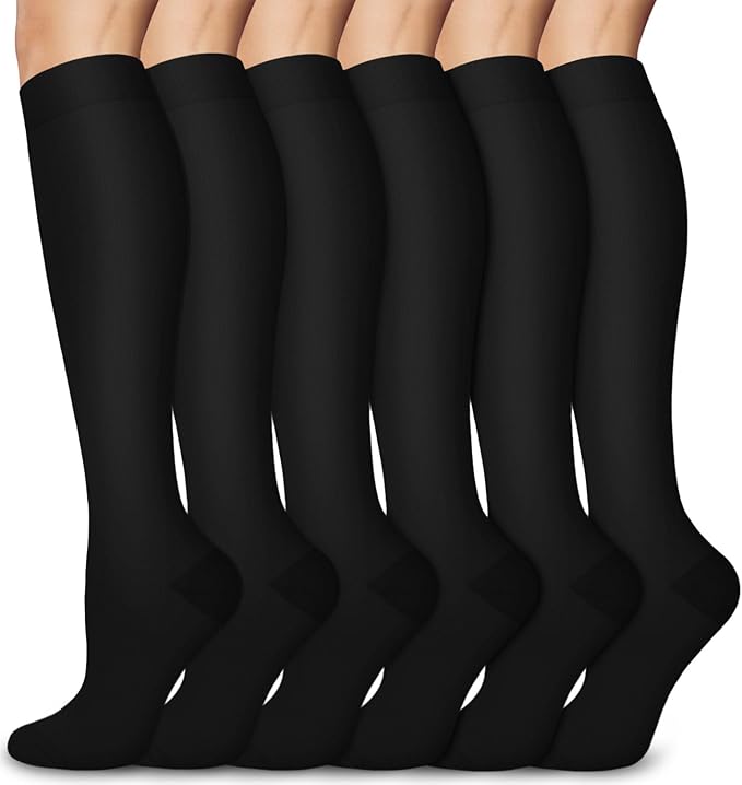 Aoliks Medical Compression Socks for Women & Men, Support Knee High Socks for Running,Nurses,Travel by Aoliks