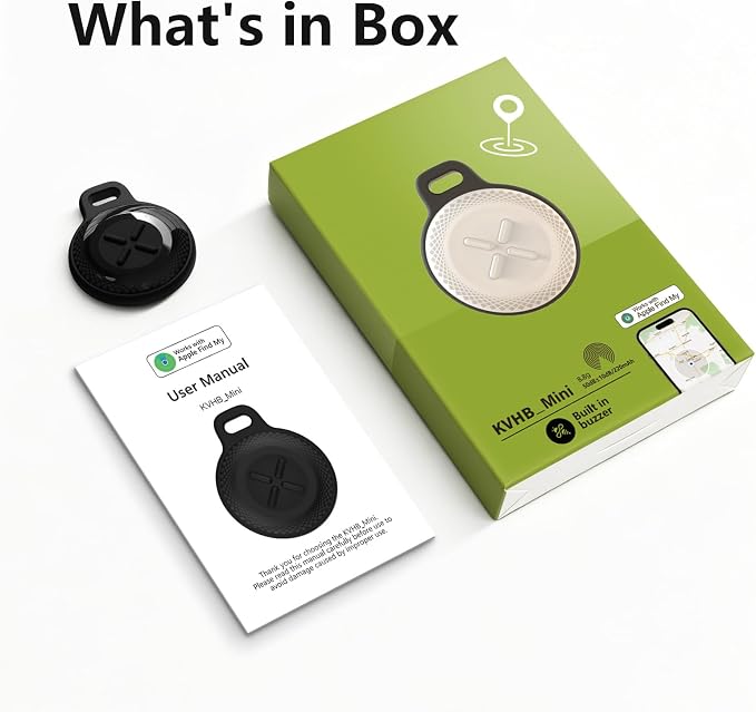 Air Tracker Tags [Apple MFi Certified], Bluetooth Smart Tags Works with Apple Find My (iOS Only),100dB Loud Sound IP67 Key Finder Item Locator, GPS Tracking Device for Wallet Luggage Car Dog Pets - Image 8