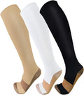 FuelMeFoot 3 Pack Copper Compression Socks - Compression Socks Women & Men Circulation - Best for Medical,Running,Athletic by FuelMeFoot