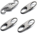 Zpsolution Double Small Carabiner Clips - Zipper Clip Theft Deterrent - Securing Pulls Closed - Zipper Pull Replacement by Zpsolution