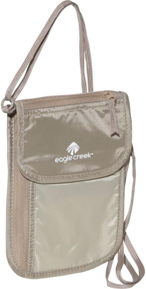 Eagle Creek Undercover Neck Wallet Deluxe - Passport Holder Accessory for Men and Women, Khaki by EagleCreek