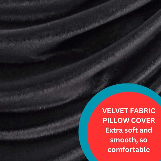 Travel Pillow - 100% Memory Foam - Travel Pillows for Airplane - Neck Pillow Airplane and Car Use - Memory Foam Travel Neck Pillow - Travel Essentials for Women and Men (Midnight Black) - Image 6