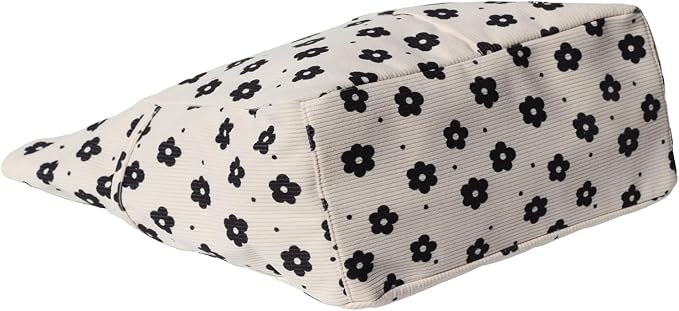ESVAN Original Floral Tote Bag Large Shoulder Bag with Multi Pockets for Gym Travel Beach Daily Bags - Image 7