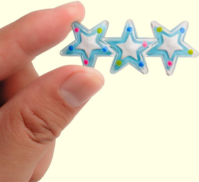 10 Pcs Blue&White Five-Pointed Star Refrigerator Magnets for Office, Kitchen, Locker Photos and Notes on Refrigerators Storage Cabinets and Whiteboards - Image 5