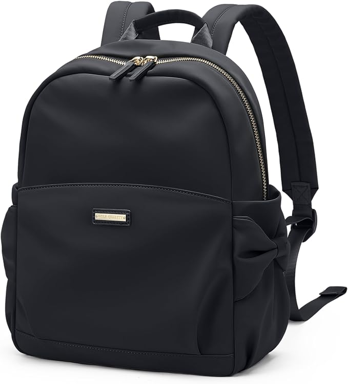 Mini Backpack for Women Small Backpack Purse Cute Stylish Lightweight Daypack for College Work Travel Party,12.9Inch,Classic Black by GOLFQUALITY
