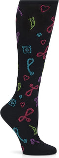 Nurse Mates Women's Calf Socks | 12-14 mmHg Compression | Superior Support & Comfort | 1 Pair by Nurse+Mates
