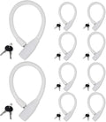 Child-Proof Refrigerator Lock for Kids & Adults - Lock for French Door Fridge and Cabinet (Small, White, 10 Pack Keyed Alike) by UrbanAugust