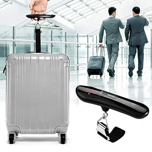 Digital Luggage Scale 110lb Portable Travel Hanging Suitcase Weight Scales | Handheld Baggage Scale for Travel Essentials Postal Baggage Backpacks Packages, Backlight LED Display Battery Included - Image 7