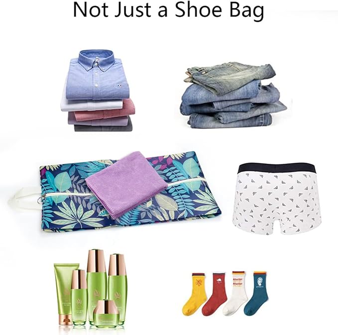 Travel Shoe Bags Waterproof Portable Shoe Storage Pouch with Handle for Men & Women - Image 6