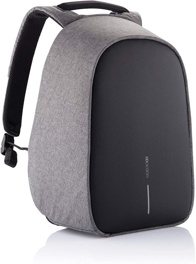 XDDesign Bobby Hero 16 Liter Anti Theft Laptop Backpack, Padded 15.6" Laptop Sleeve, Recycled Material, Water Repellent, USB Charging Port, Travel Carry on Flight Approved for Men&Women by XDDesign