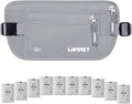 Money Belt for Travel Women and Men Slim Hidden Travel Wallet with RFID Blocking by LANNEY