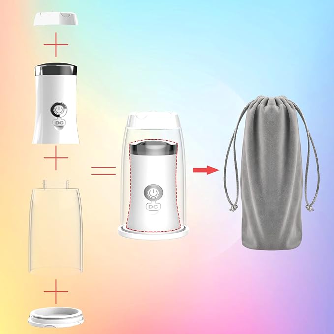 Rechargeable Portable Bidet Sprayer, 4 Pressure Options for Personal Cleaning, Travel Bag Included - Essentials for Postpartum/Perineal/Hemorrhoid Care - Image 7