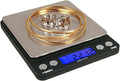 GemOro Platinum XP500 | Jewelers Pocket Scale | Countertop Portable Scale with Durable Precision | Digital Accurate Tool with Expert Professional Reading & Accuracy 500g x 0.01g Readability (Silver) by GemOro
