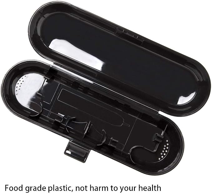 Nincha Plastic Electric Toothbrush Travel Case for Fairywill/TEETHEORY/Seago/Dnsly Series Sonic Electric Toothbrush, Black - Image 2