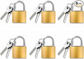 Luggage Locks with Keys, 20mm Small Padlock School Gym Locker Lock | Keyed Metal Pad Locks For Travel Baggage & Suitcases, 6 Pack by Unknown