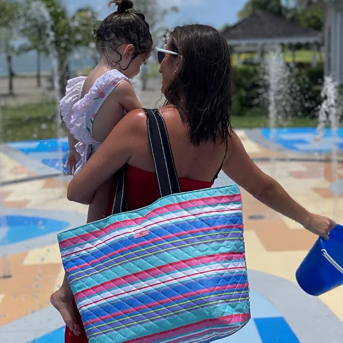 SCOUT Plus 1 Foldable Travel Tote Bag - 2 bags in 1 | Perfect travel companion that packs away easily into a zipper pouch for quick storage, water resistant, interior key clasp - Image 3