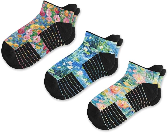 Viasox Ankle Compression Socks for Women & Men 3 Pack, 14 mmHg Support Improves Circulation, Extra Cushioned - Image 2