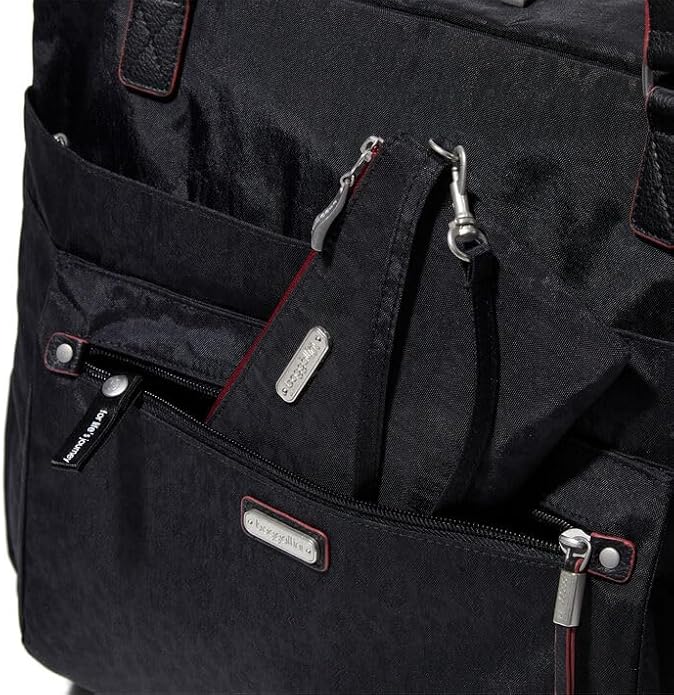 Baggallini Overnight Expandable Laptop Tote with RFID Phone Wristlet - Image 10