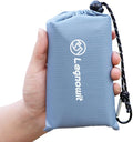Pocket Blanket, Compact Blanket for Picnic, Beach, Festival | Sandproof, Waterproof, Stakes & Carabiner Included, Packable Lightweight Tarp for Camping, Hiking, Backpacking, Travel by Legowitoutdoor
