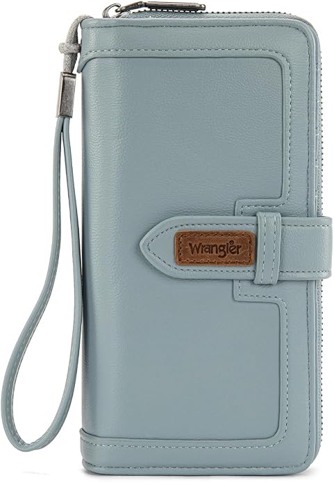 X Wrangler Women's Wallets Bifold Wristlet Wallets for Women Large Capacity Credit Card Wallet with ID Window by THEOFFICIALMONTANAWEST