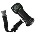BESPORTBLE Portable Digital Luggage Scale with Hook, Compact Travel Suitcase Weight Scale, Lightweight, Accurate LCD Display, Battery Not Included, Black by BESPORTBLE