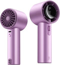 JISULIFE Handheld Fan Pro1S - Next-Gen Airflow: Up to 40H Runtime | Electroplated ABS-Luxury Shine, 1-100 Speed Scroll Wheel, 5000mAh-Portable Fan for Travel, Gifts for Women(Chrome Purple,1Pc) by LivechillStaycool