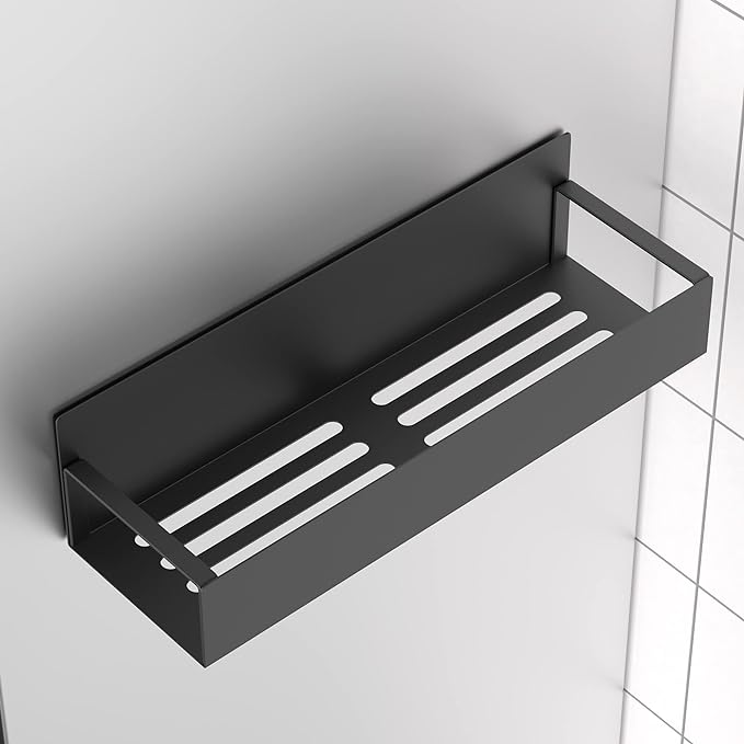 HuggieGems Metal Magnetic Spice Rack for Refrigerator Matt Black, 6 Pack | Magnetic Shelves Heavy Duty for Fridge in Kitchen, Seasoning Storage Organizer, For Oven Washer and Dryer, For Heavier Items - Image 5