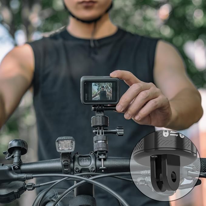 Magnetic Mount Accessories, Basic Set Quick Release Adapter Compatible with Gopro Hero 13/12/11/10/9, Insta360, AKASO, DJI and More (Magnetic Quick Release Kit) - Image 5