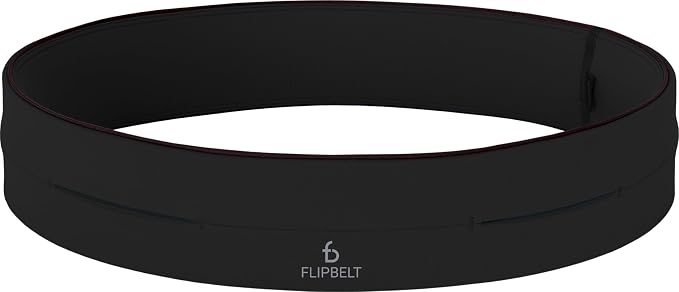 FlipBelt Classic Running Belt, Phone Holder for Running, Money Belt Pouch by FlipBelt
