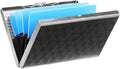 Slim Credit Card Holder RFID Blocking Credit Card Stainless Steel Metal Wallet Business Card Cases with 6 Slots Men for Women by LOUEBICA