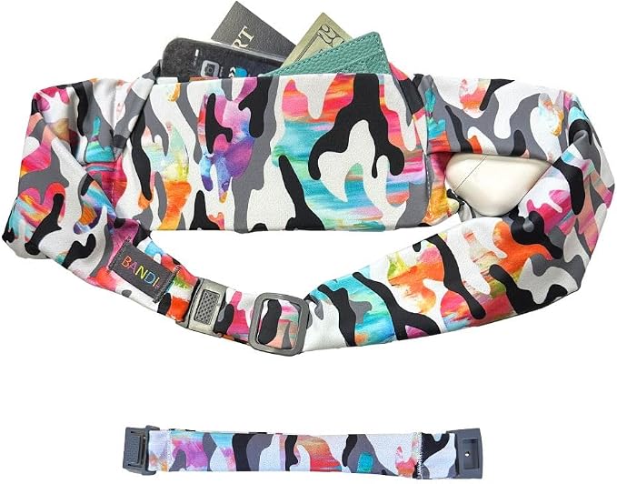 BANDI Plus Size Fanny Pack for Women – Travel-Ready Pocket Belt for Phone, Passport, Keys, Money, & Medical Devices, Adjustable Fit, Comfortable - Rio by BANDI