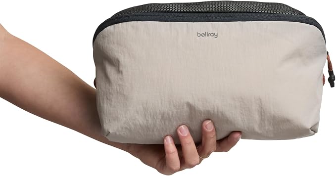 Bellroy Packing Cube, 4L Travel Organizer Pouch - Ash | 4L organizer packing cube with an internal zip pocket and a durable, lightweight design - Image 5