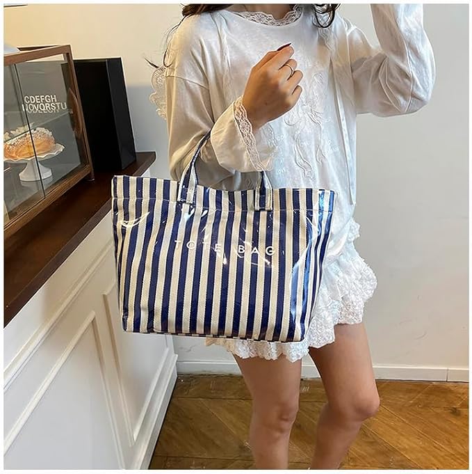 Lushandy PVC Tote Bag for Women Jelly Beach Bag Top Handle Hobo Handbag | Water-Resistant, Wipe Clean, Lightweight - Image 5