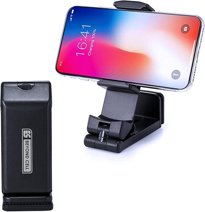 Travel Accessories, Universal Seat Back Tray Table Phone Clip Holder, Adjustable Pocket Size Hands Free Phone Holder Airplane Travel Essentials Compatible with iPhone and Android 2 Packs - Image 6
