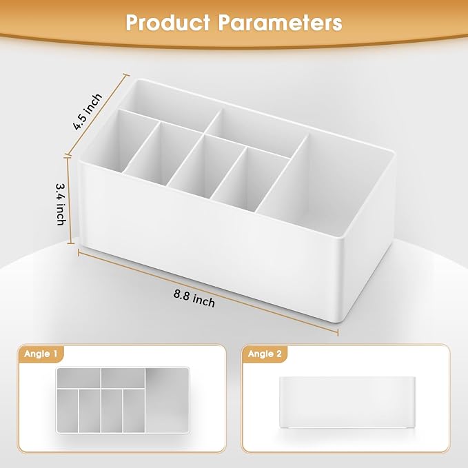 Charger Cable Cord Storage Organizer Easy storage without ties charger cable organizer Cable Management Boxes - 1 Pack （white） - Image 7