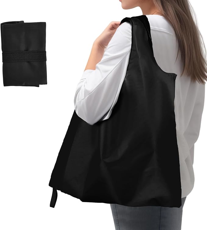 Foldable Shopping Bag, Reusable Grocery Bag Holder, Tote Bags by Unknown
