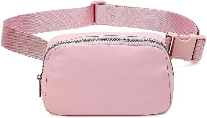 Belt Bag for Women Fanny Pack Dupes, Fashion Crossbody Waist Pack Bag with Adjustable Strap, Everywhere Belt Bag for Travel Outdoors Running Hiking（Pink） - Image 7