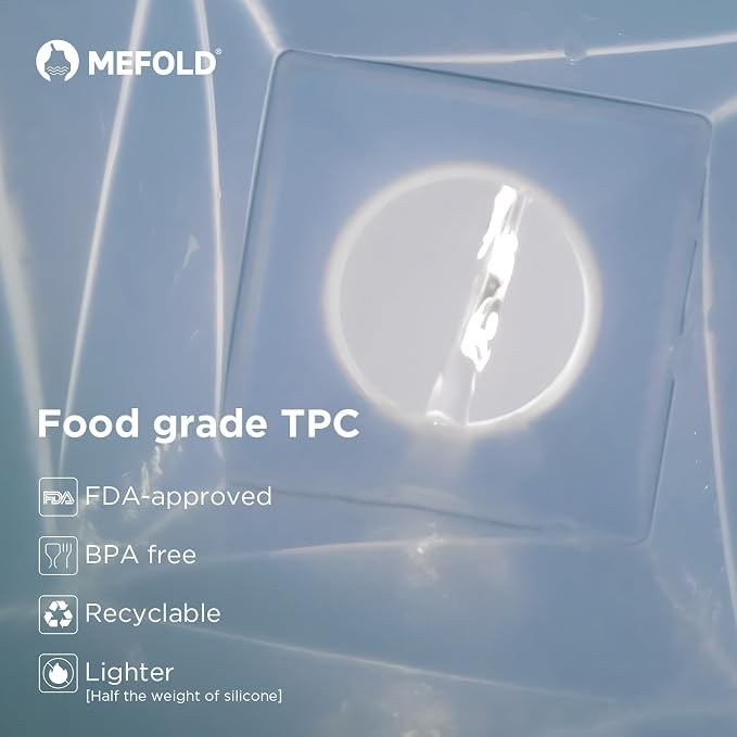 POMKAKA Collapsible Water Bottles 24.3oz(720ml), 2nd Generation Leakproof BPA-Free Travel Water Bottle,Lightweight Reusable Water bottle for Travel Cycling Gym Camping Sports,Blue - Image 8