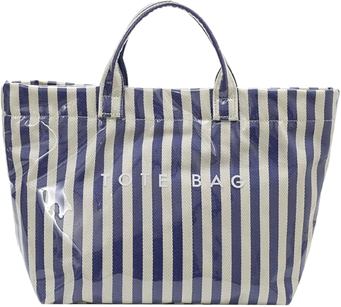 Lushandy PVC Tote Bag for Women Jelly Beach Bag Top Handle Hobo Handbag | Water-Resistant, Wipe Clean, Lightweight by Lushandy