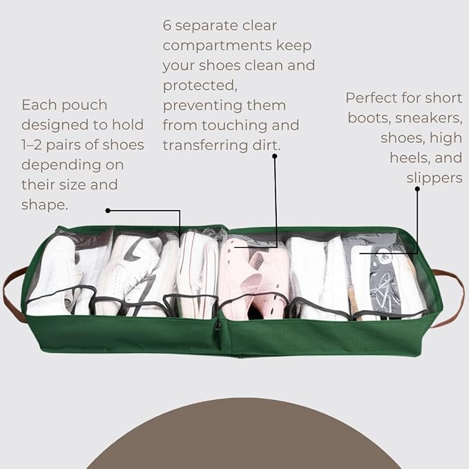 Shoe Bag for Travel, Portable Storage Organizer for Women and Men - Image 2