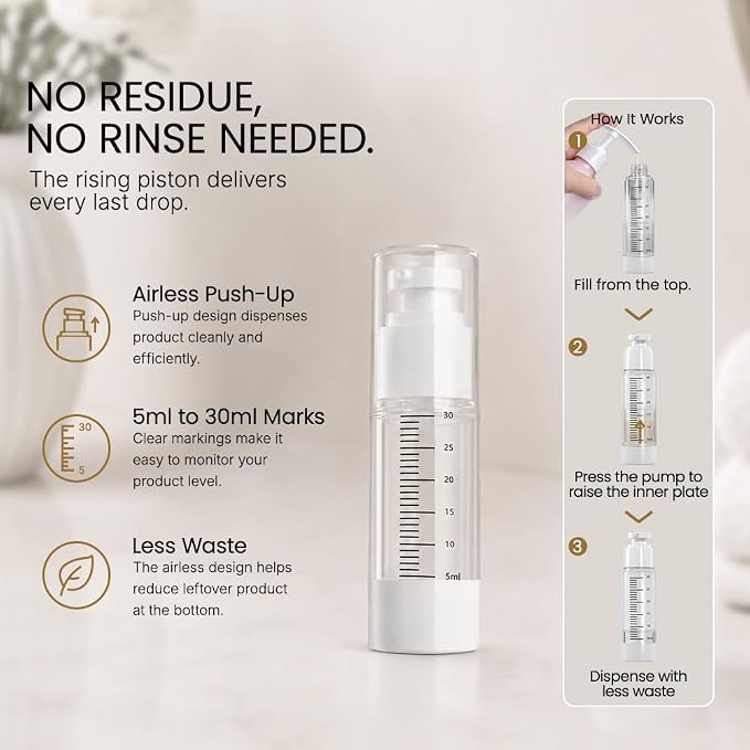 Silicone Travel Bottle Sets for Toiletries, TSA Approved Size | Ultrasonic, Leak-Proof, Squeezable, Refillable, Sets with Labels, For toiletries, Silicone - Image 6