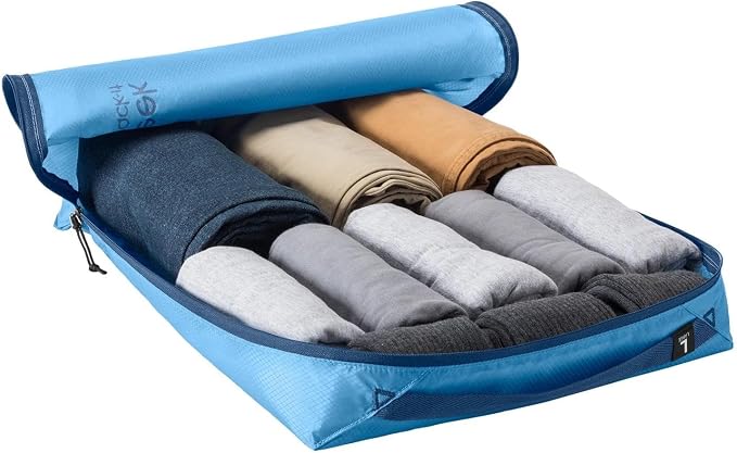 Eagle Creek Pack-It Isolate Extended Stay Set, Blue Dawn | Includes Shoe Sack, Medium Clean/Dirty Cube, 2 Medium Isolate Cubes, and 2 Large Cubes, Travel Essentials - Image 10