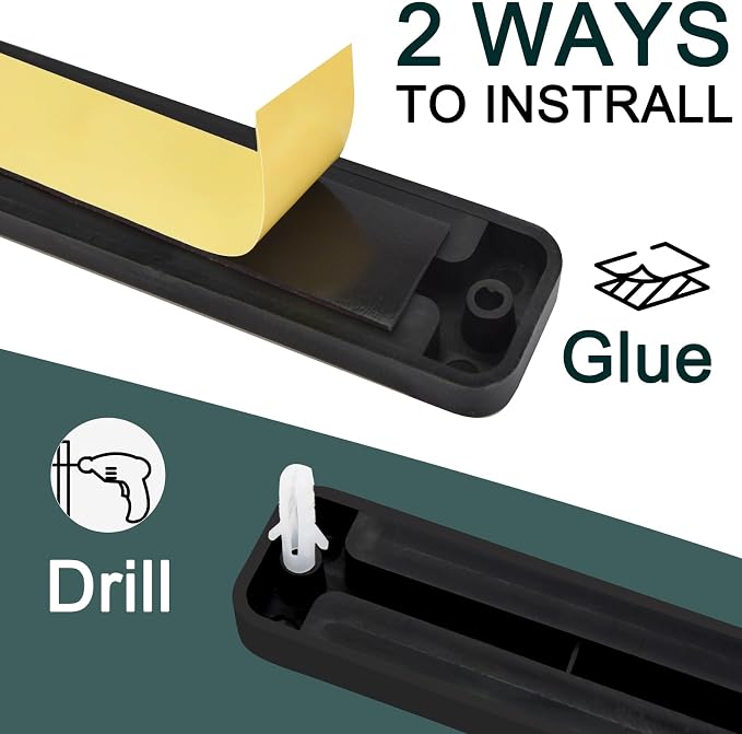 19.7in Magnetic Knife Strips,Magnetic Knife Holder for Wall/Refrigerator | Strong magnetic holder，magnetic tool organizer screws or tape installation,Saves counter space, keeps kitchen tidy - Image 3