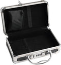 Medicine Lock Box, 3-Digit Combination, 8.8x5.1x2.9 in, Black | Portable locking storage for pills and medications, helps keep small essentials organized at home or during travel by Adehoei