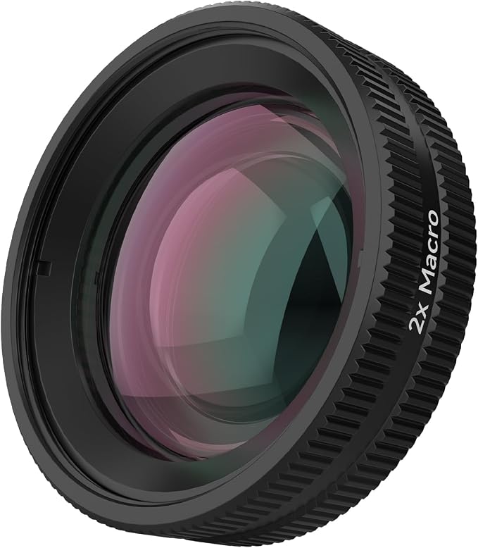 NEEWER Macro Lens Compatible with DJI Osmo Action 6 Only, Action Camera Close Up Photography Accessories with 2X Magnification, 2 Elements 1 Group, 2-3cm Focus Range, LS010 - Image 2