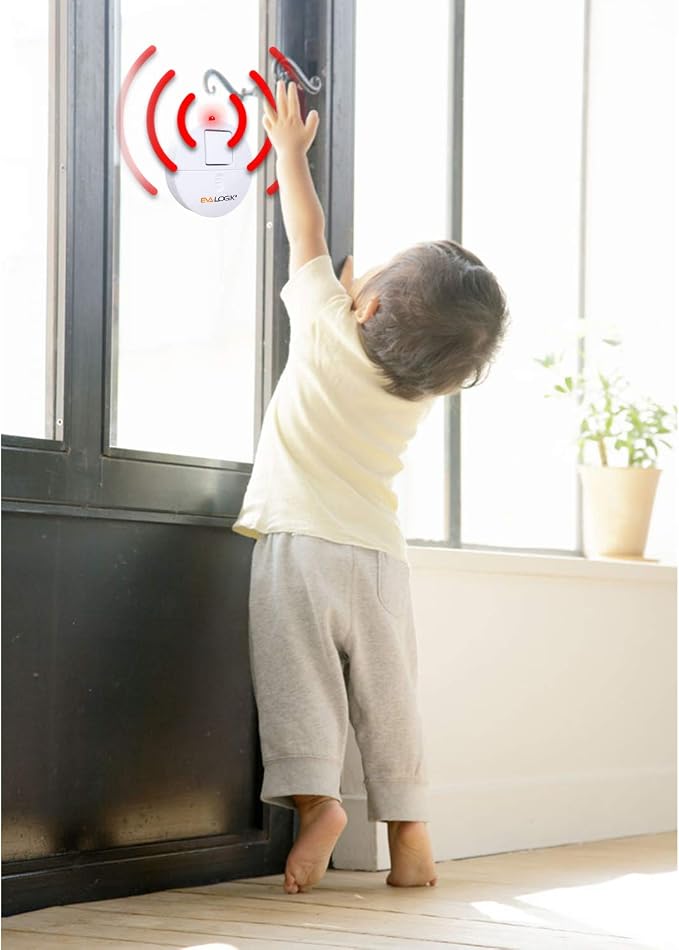 Modern Ultra-Thin Window Alarm with Loud 120dB Sound and Vibration Sensors Compatible with Virtually Any Window, Glass Break Alarm Perfect for Home, Office, Dorm Room- 8 Pack - Image 8