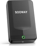 Gun Safe, Small Pistol Safe Biometric Gun Safe for Handgun, Portable Fingerprint Quick Access Gun Lock Box for Car Travel Nightstand Bedside by SOOWAY