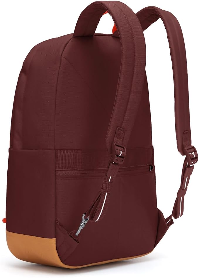 Pacsafe GO 25L Anti Theft Backpack, Garnet Red - Image 4
