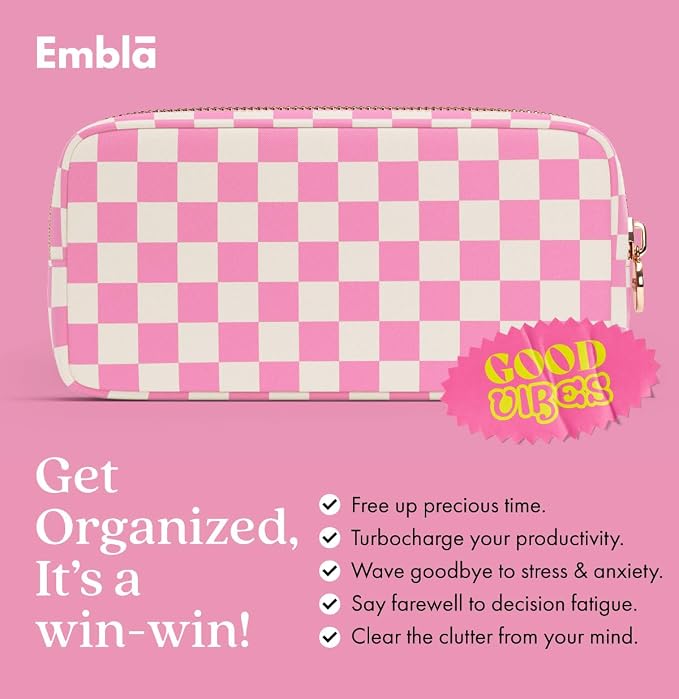 Makeup Bag for Women, Travel Cosmetic Organizer, Waterproof Toiletry Pouch | Small Nylon Cosmetic Bag with Zipper, Water-Resistant Beauty Pouch for Purse, Travel Essentials, Make up Case - Image 6