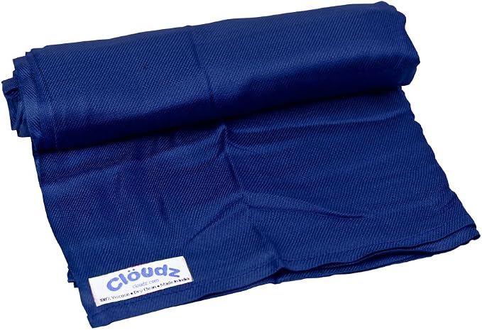 Cozy Compact Airplane Travel Blanket for Your Flight, Car, Camping, Home or Comforting Warmth Anywhere! - Navy - Image 4